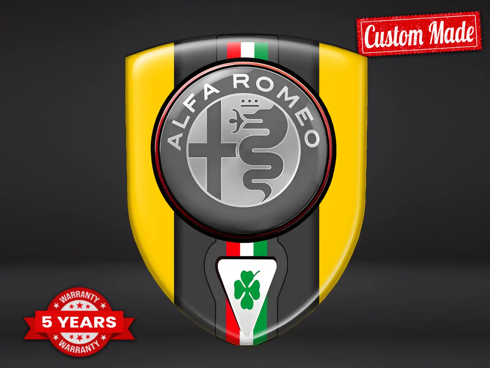 Alfa Romeo Fensteraufkleber Luxus Stabil Professionell